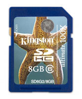 Kingston 8GB SDHC (SD6G2/8GB)